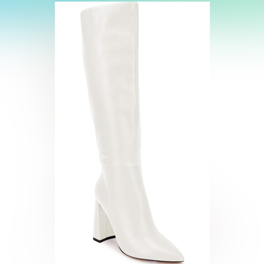 Tall White Women's Boots 7.5